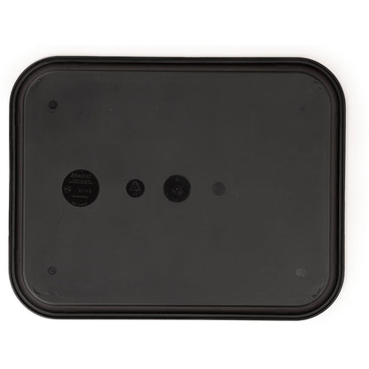 Carlisle CT1418030 14" x 18" Antimicrobial Black Cafe Fast Food Cafeteria Tray