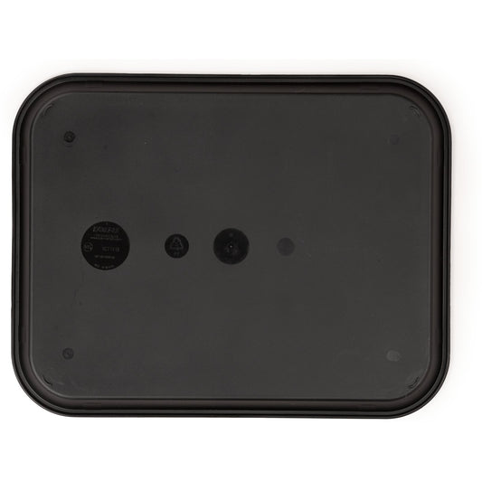 Carlisle CT1418030 14" x 18" Antimicrobial Black Cafe Fast Food Cafeteria Tray