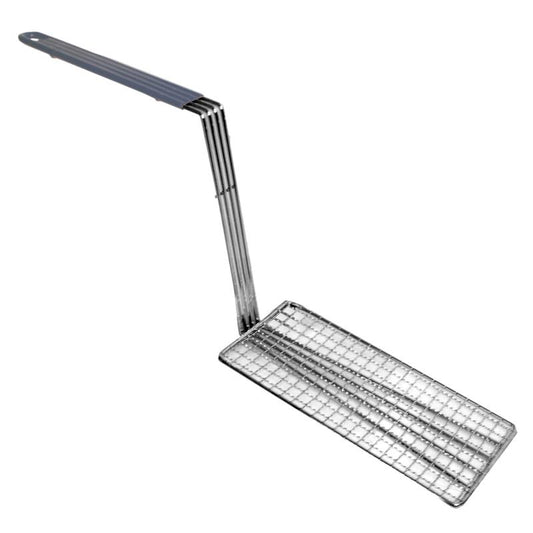 Omcan 80370 10 1/2" X 4 3/4" Plastic Handle Fryer Basket Press