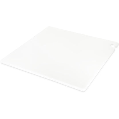 San Jamar CB242434WH 24" x 24" x 0.75" White Cut-N-Carry Cutting Board