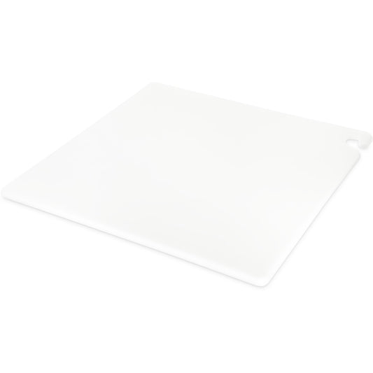 San Jamar CB242434WH 24" x 24" x 0.75" White Cut-N-Carry Cutting Board