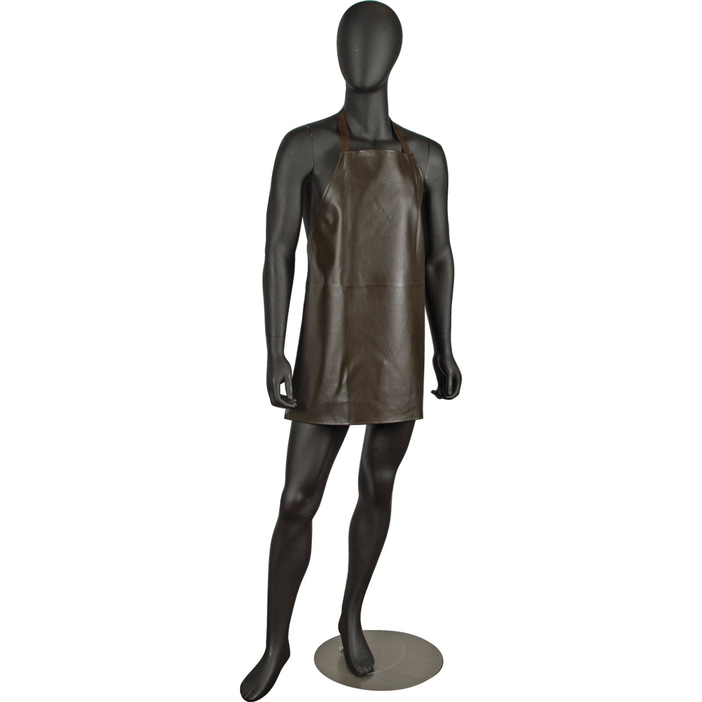 Carlisle 604VBA-BR Brown Proprietary Blend Vinyl Bib Apron