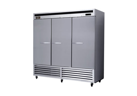 Kool-It KBSF-3 81" Triple Bottom Mount Reach-In Freezer