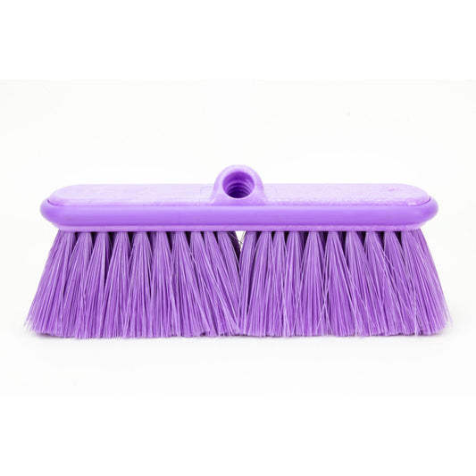 Carlisle 40050EC68 9.5" Purple Color Coded Flo-Thru Brush with Protective Bumper