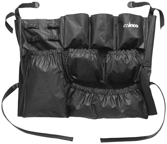 Winco JCB-2920 Black Nylon Adjustable Ties Caddy Bag
