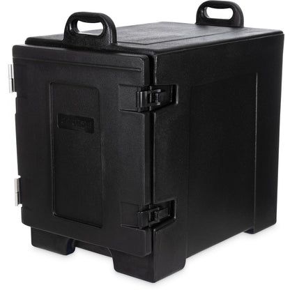 Carlisle PC300N03 Black Cateraide Front Loading 5 Full Size Insulated Food Pan Carrier