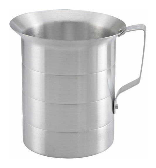 Winco AM-2 2 Qt. Aluminum Measuring Cup