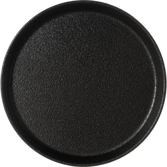 Carlisle 1100GR2004 11" Black Round Griptite 2 Tray