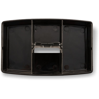 Carlisle 455103 50 pkts Black Styrene Merchandiser Sugar Caddy