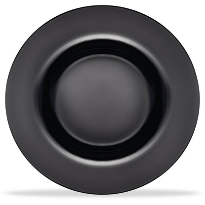 Carlisle 3303003 20 oz Black Sierrus Melamine Chef Salad Pasta Bowl
