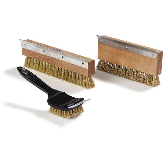 Carlisle 4029300 10" Pizza Oven Brush & Scraper (Head Only)