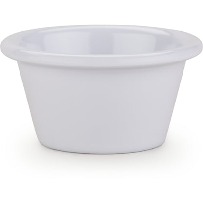 Carlisle S85202 2 oz White Melamine Smooth Ramekin