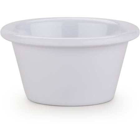 Carlisle S85202 2 oz White Melamine Smooth Ramekin