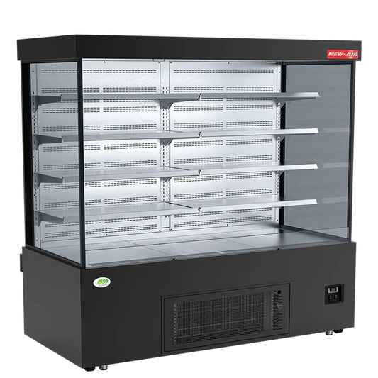 New Air NOM-71-S 71" Vertical Open Merchandiser - Shallow Depth Unit