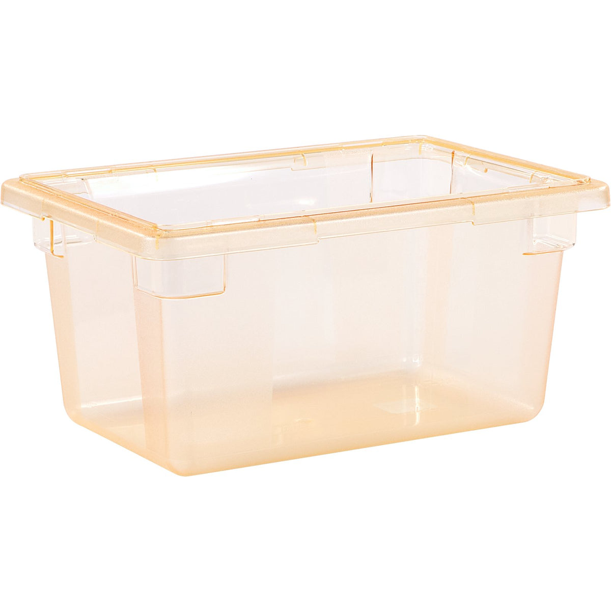 Carlisle 10612C22 5 gal Yellow Polycarbonate StorPlus Color-Coded Food Storage Container