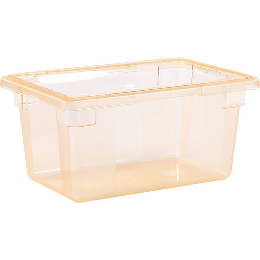 Carlisle 10612C22 5 gal Yellow Polycarbonate StorPlus Color-Coded Food Storage Container