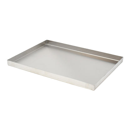 Omcan 43512 9" x 12" x 1" Stainless Steel Pan with Drain Holes