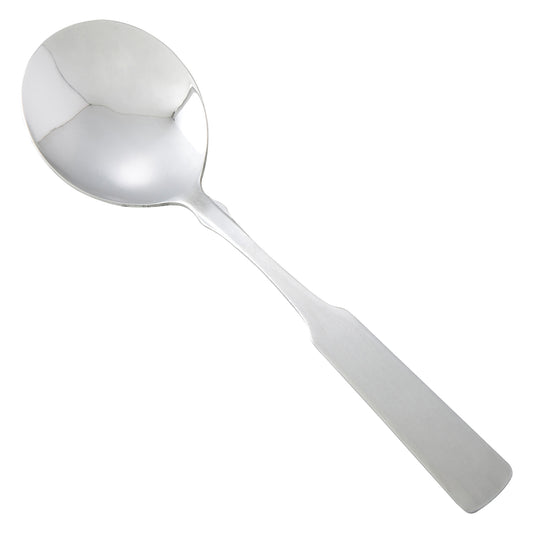 Winco 0025-04 Houston Bouillon Spoon, 18/0 Heavyweight
