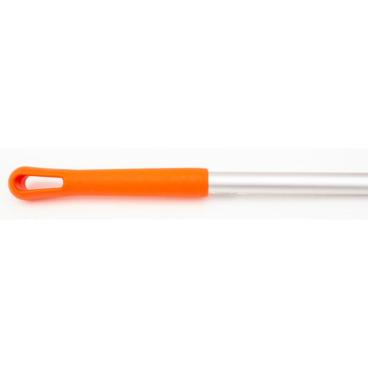 Carlisle 40246EC24 30" Orange Natural Aluminum Handle with Color-Coded Tip and Hang Up Cap