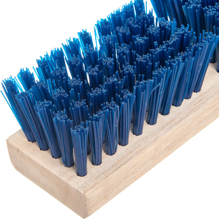 Carlisle 3617514 10" Blue Polypropylene Flo-Pac Stiff Deck Scrub