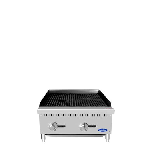Atosa ATCB-24-NG 24" Natural Gas Heavy Duty Char-Rock Broiler