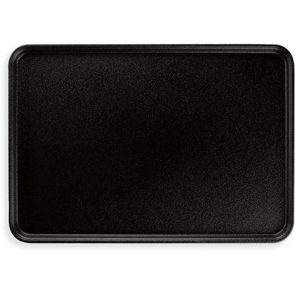 Carlisle 1826GR2Q004 26" x 18" Black Rectangle Griptite 2 Tray