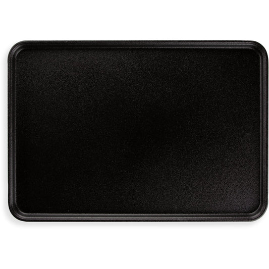 Carlisle 1826GR2Q004 26" x 18" Black Rectangle Griptite 2 Tray
