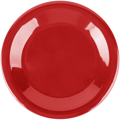Carlisle 3301805 6.5" Red Sierrus Melamine Wide Rim Pie Plate