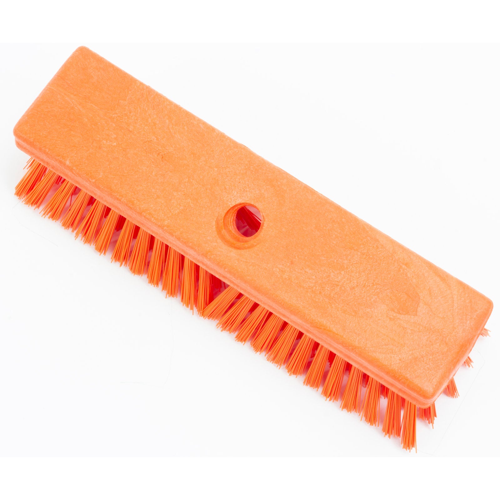 Carlisle 41722EC24 10" Orange Sparta Color Coded Deck Scrub Brush