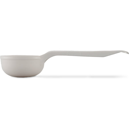 Carlisle 492602 3 oz White Acetal Measure Miser Measure Miser - Short Handle