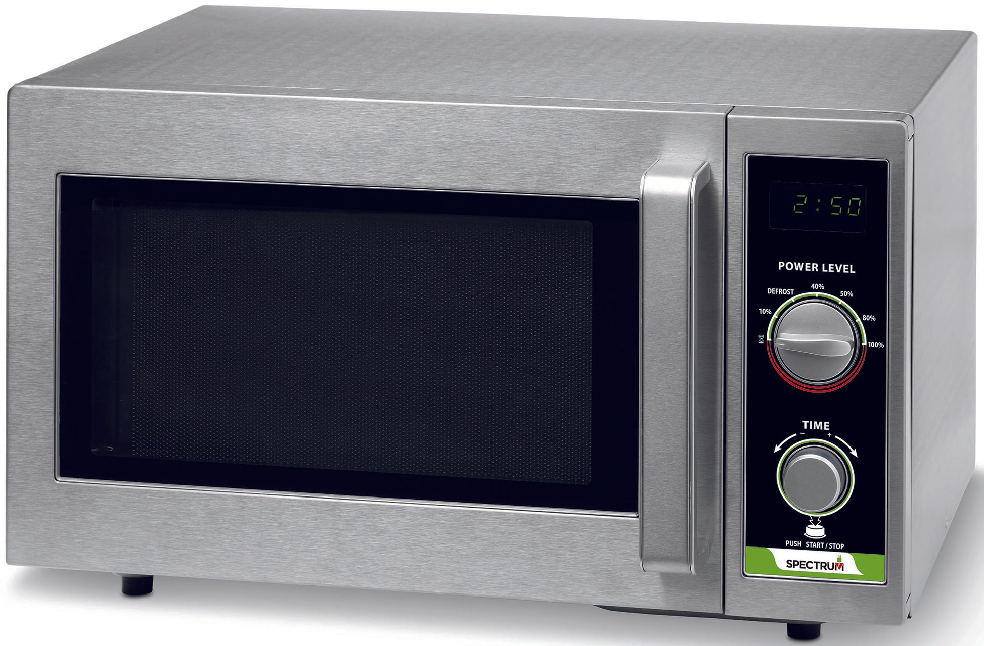 Winco EMW-1000SD Stainless Steel Spectrum Commercial Microwave w/ Dial Timer