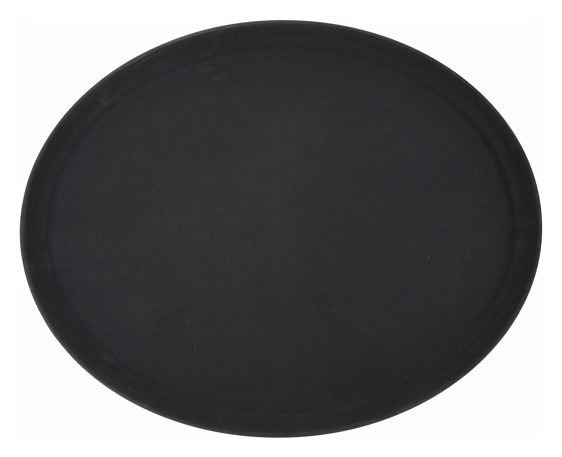 Winco TRH-2722K 22" x 27" Black Easy Hold Rubber Lined Tray