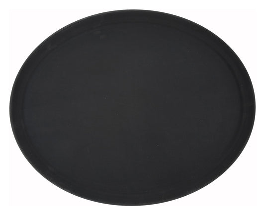 Winco TRH-2722K 22" x 27" Black Easy Hold Rubber Lined Tray