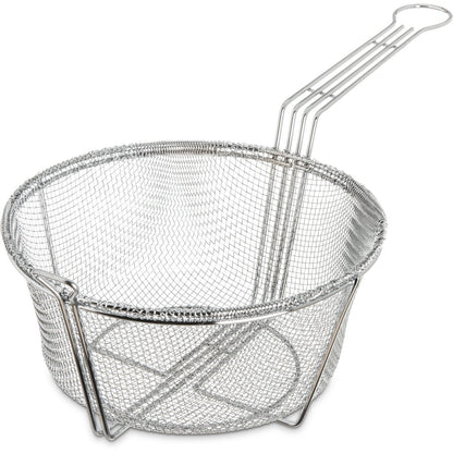 Carlisle 601001 9-3/4" Chrome-Plated Steel Mesh Fryer Basket