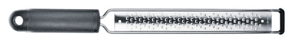 Winco GT-204 Stainless Steel Zester Blade Grater w/Soft Grip Handle & Anti-slip Feet