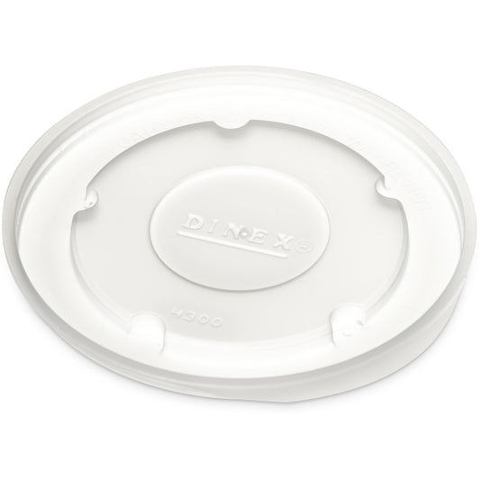 Dinex DX43008714 9oz Translucent Heritage Lid- fits DX4300 (1000/cs)