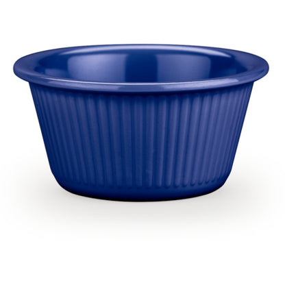 Carlisle S29360 3 oz Cobalt Blue Melamine Fluted Ramekin