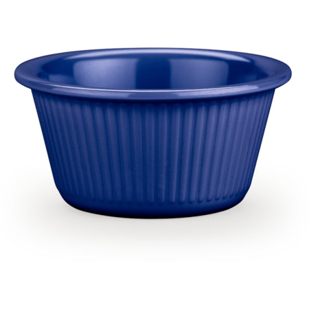 Carlisle S29360 3 oz Cobalt Blue Melamine Fluted Ramekin