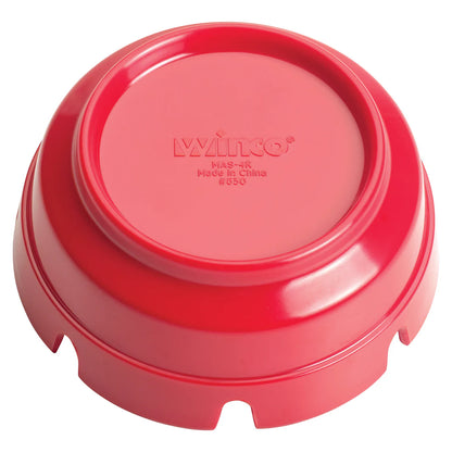 Winco MAS-4R Red Melamine Ashtray