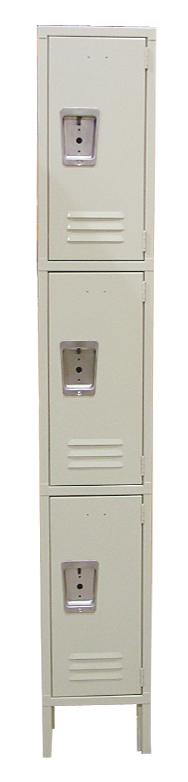 Omcan 13128 Steel Painted 3-Tier Locker
