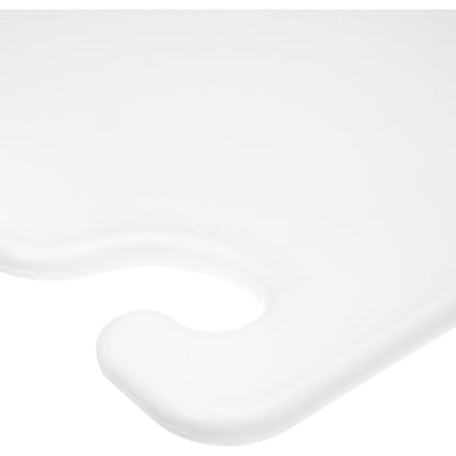 San Jamar CB152012WH 15" x 20" x 0.5" White Cut-N-Carry Cutting Board