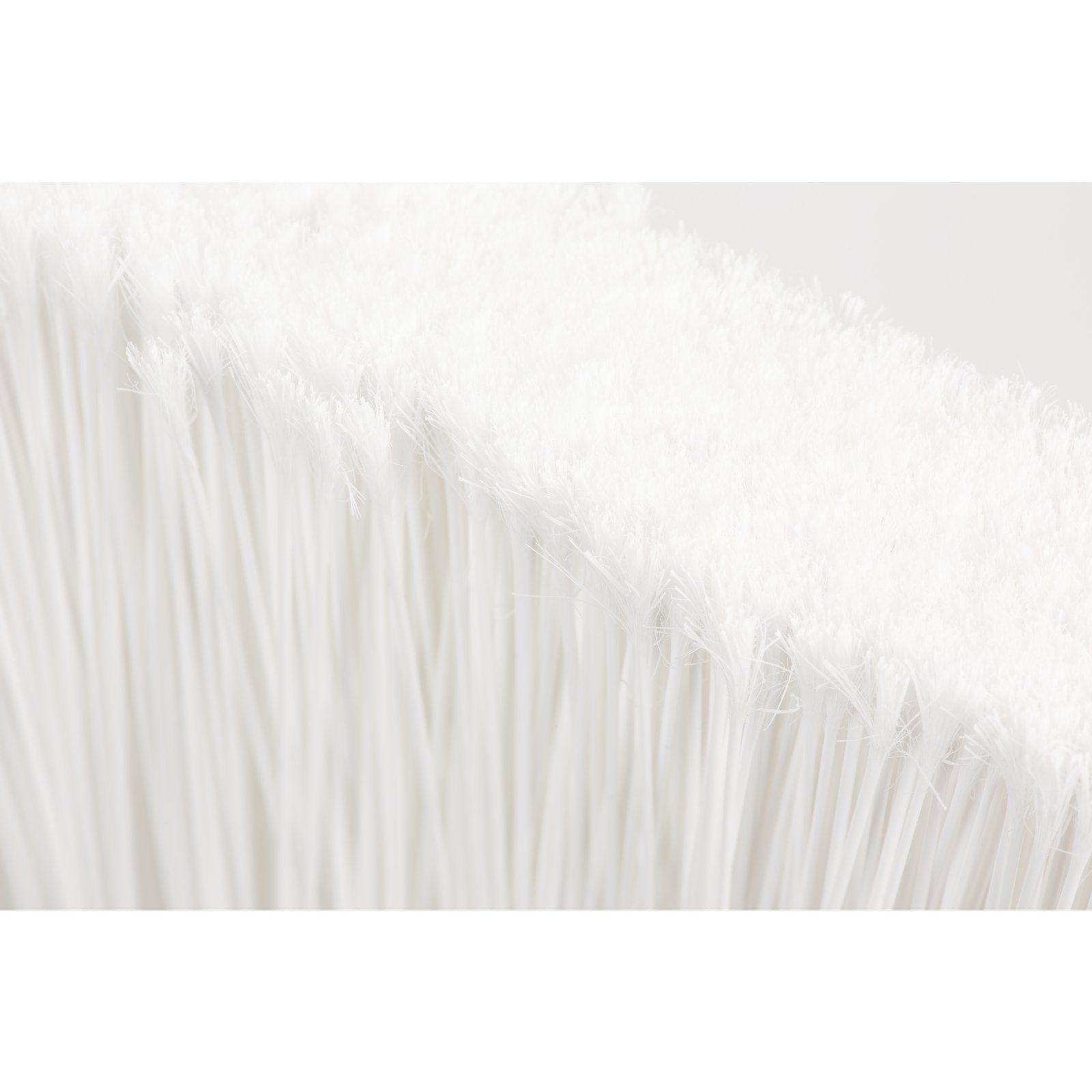 Carlisle 41082EC02 56" White Color Coded Duo-Sweep Flagged Angle Broom