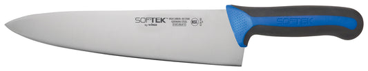 Winco KSTK-100 10" SofTek Cook's Knife, Soft Grip Handle
