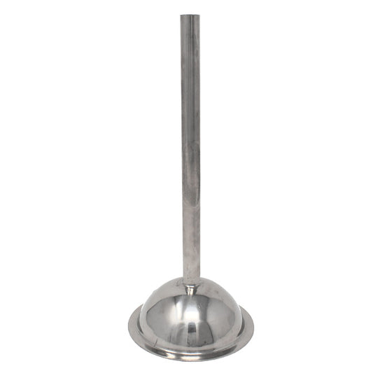 Omcan 10020 10 mm Stainless Steel Grinder Spout for #22 Meat Grinder