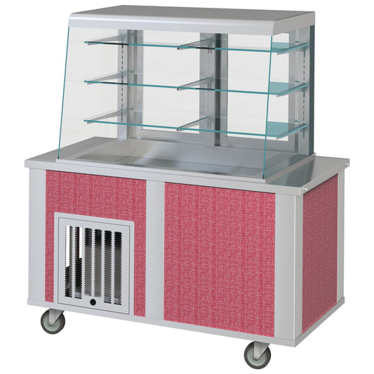 Dinex DXP3OTR1 46" x 28" x 65.9" Stainless Steel DineXpress Refrigerated Merchandising Cabinet