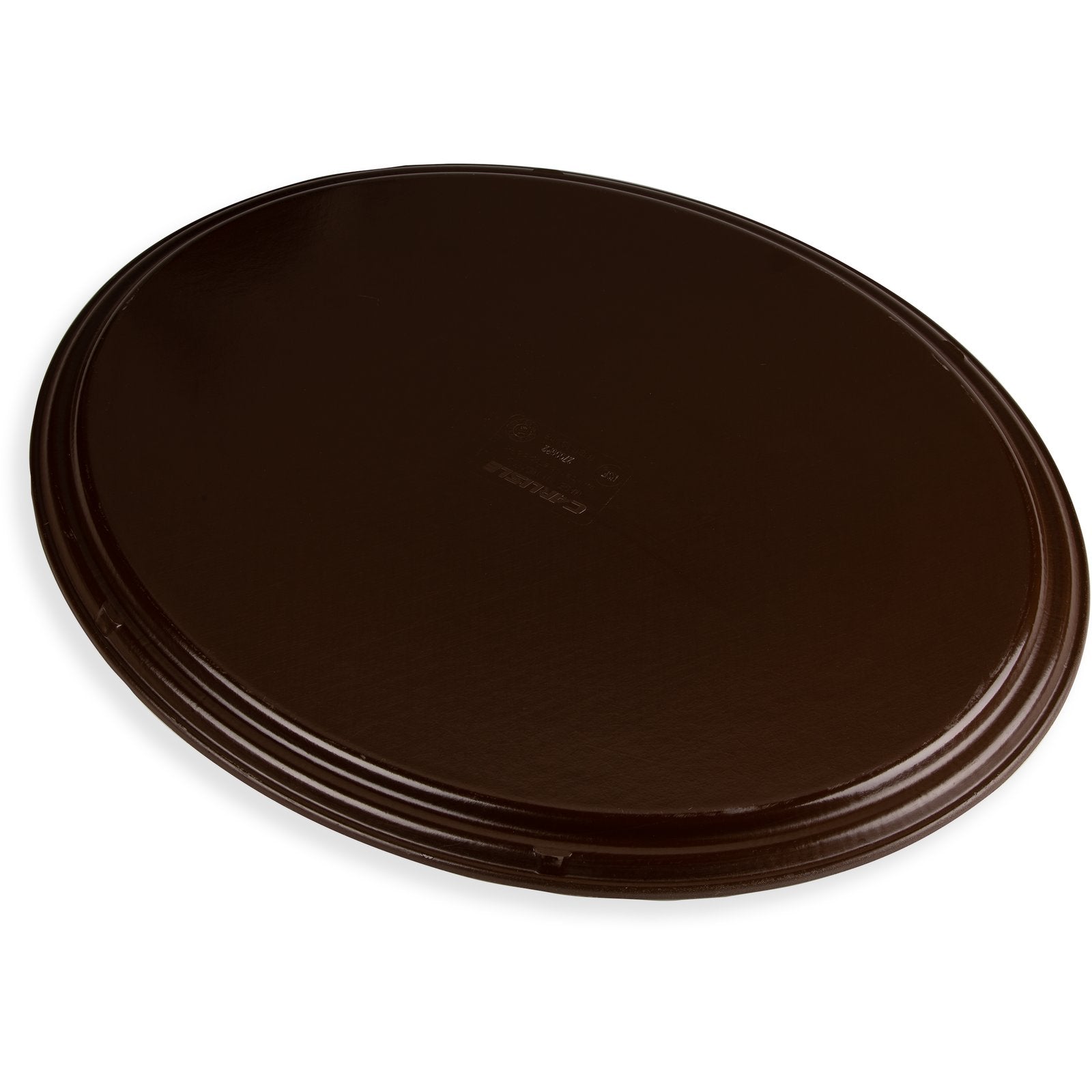 Carlisle 2700GR2076 27" x 22" Brown Oval Griptite 2 Tray