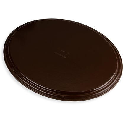 Carlisle 2700GR2076 27" x 22" Brown Oval Griptite 2 Tray