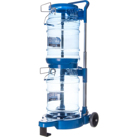 San Jamar SICART60 Blue Saf-T-Ice Cart for 6 Gallon Ice Tote