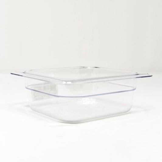 Omcan 80046 1/6-size Clear Polycarbonate Food Pan with 2 1/2" Deep