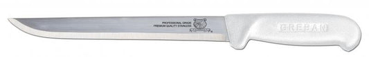Omcan 11856 8-inch Straight Blade Fillet Knife with White Handle